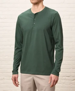 Organic Softspun Long Sleeve Henley