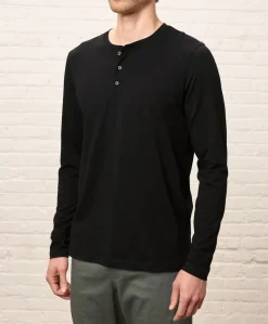 Organic Softspun Long Sleeve Henley