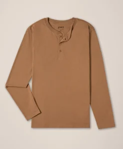 Organic Softspun Long Sleeve Henley