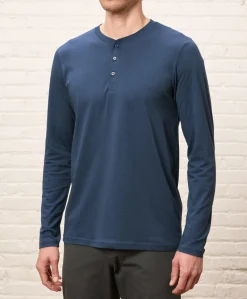 Organic Softspun Long Sleeve Henley