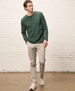 Organic Softspun Long Sleeve Henley