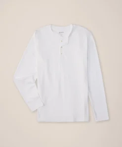 Organic Softspun Long Sleeve Henley