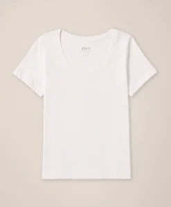 Organic Softspun Scoop Neck Tee