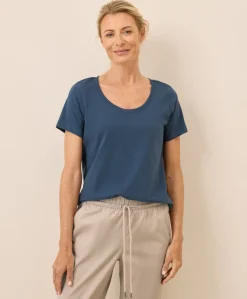 Organic Softspun Scoop Neck Tee