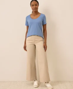 Organic Softspun Scoop Neck Tee
