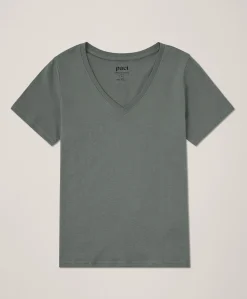 Organic Softspun V-Neck Tee