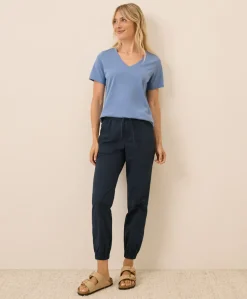 Organic Softspun V-Neck Tee