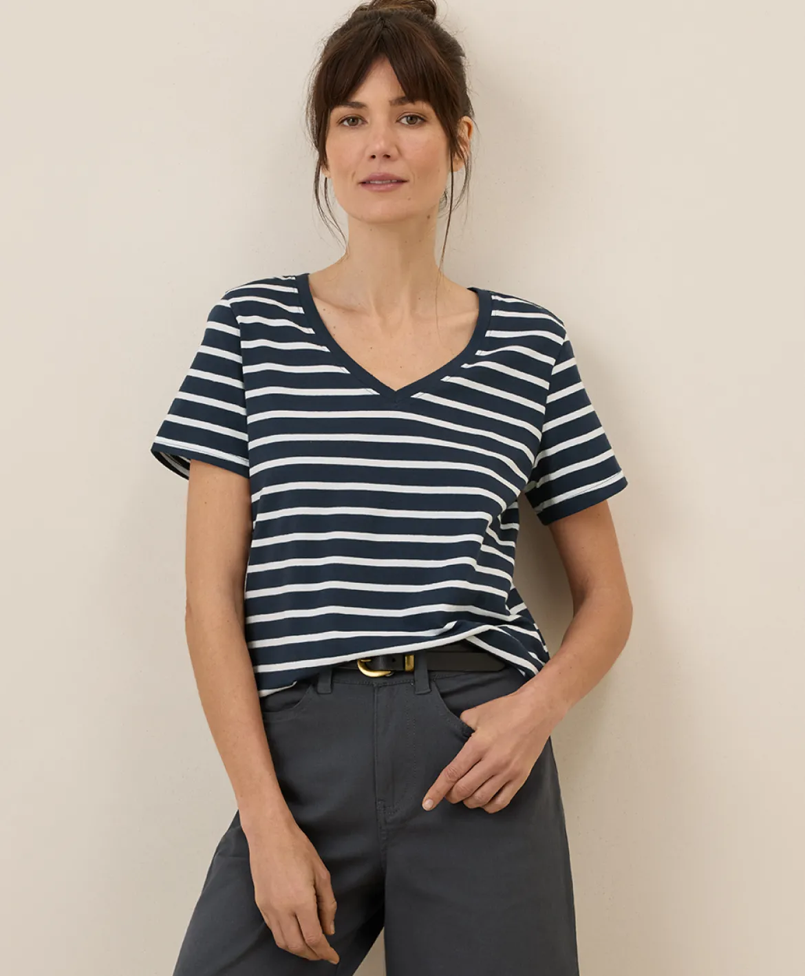 Organic Softspun V-Neck Tee