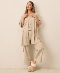 Organic Staycation Short Robe
