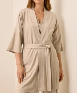 Organic Staycation Short Robe