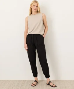 Organic Stretch Poplin Jogger