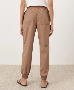 Organic Stretch Poplin Jogger