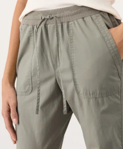 Organic Stretch Poplin Jogger