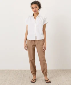 Organic Stretch Poplin Jogger