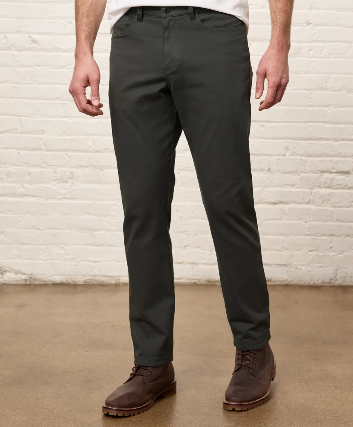Organic Stretch Twill 5-Pocket Pant