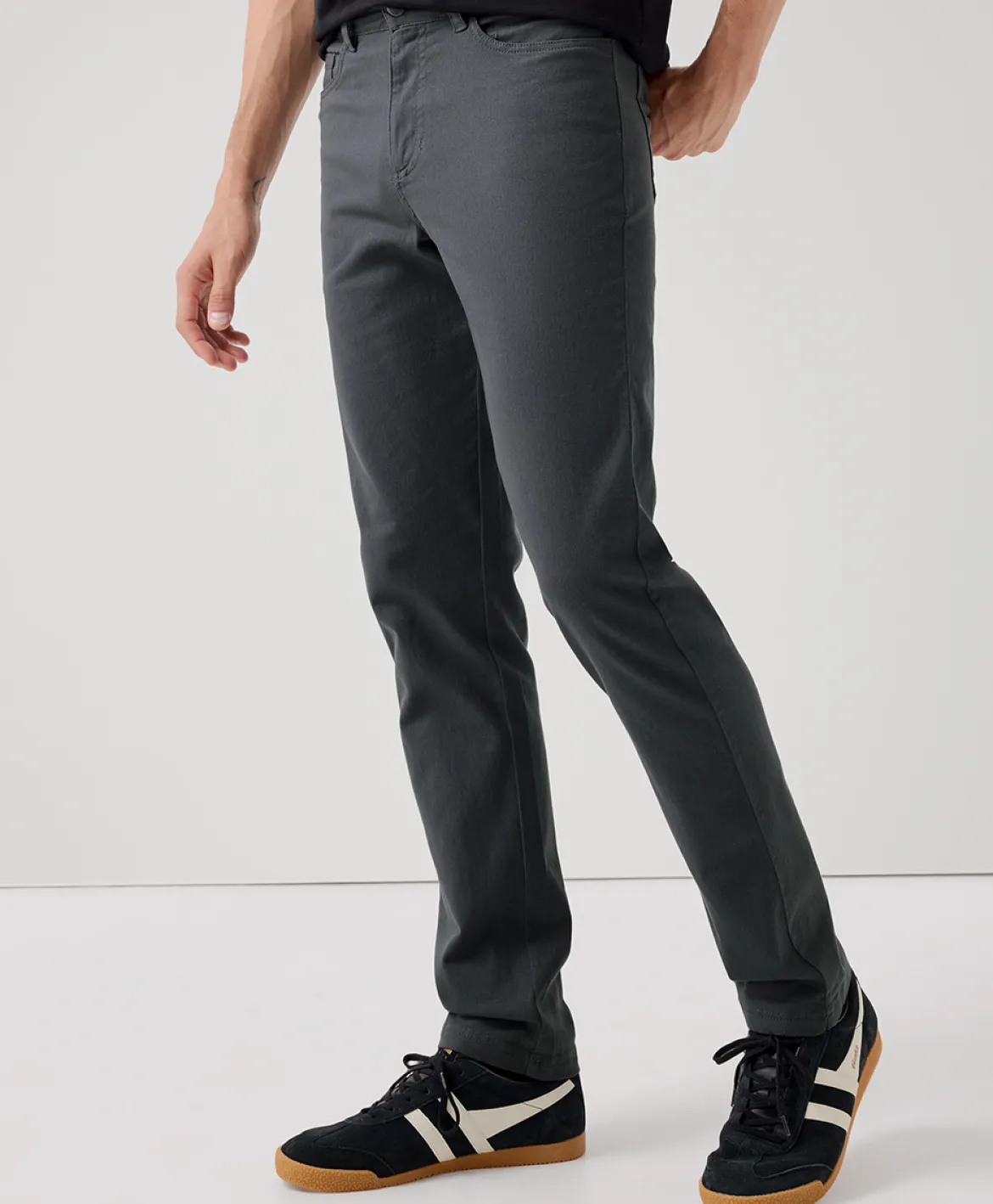 Organic Stretch Twill 5-Pocket Pant
