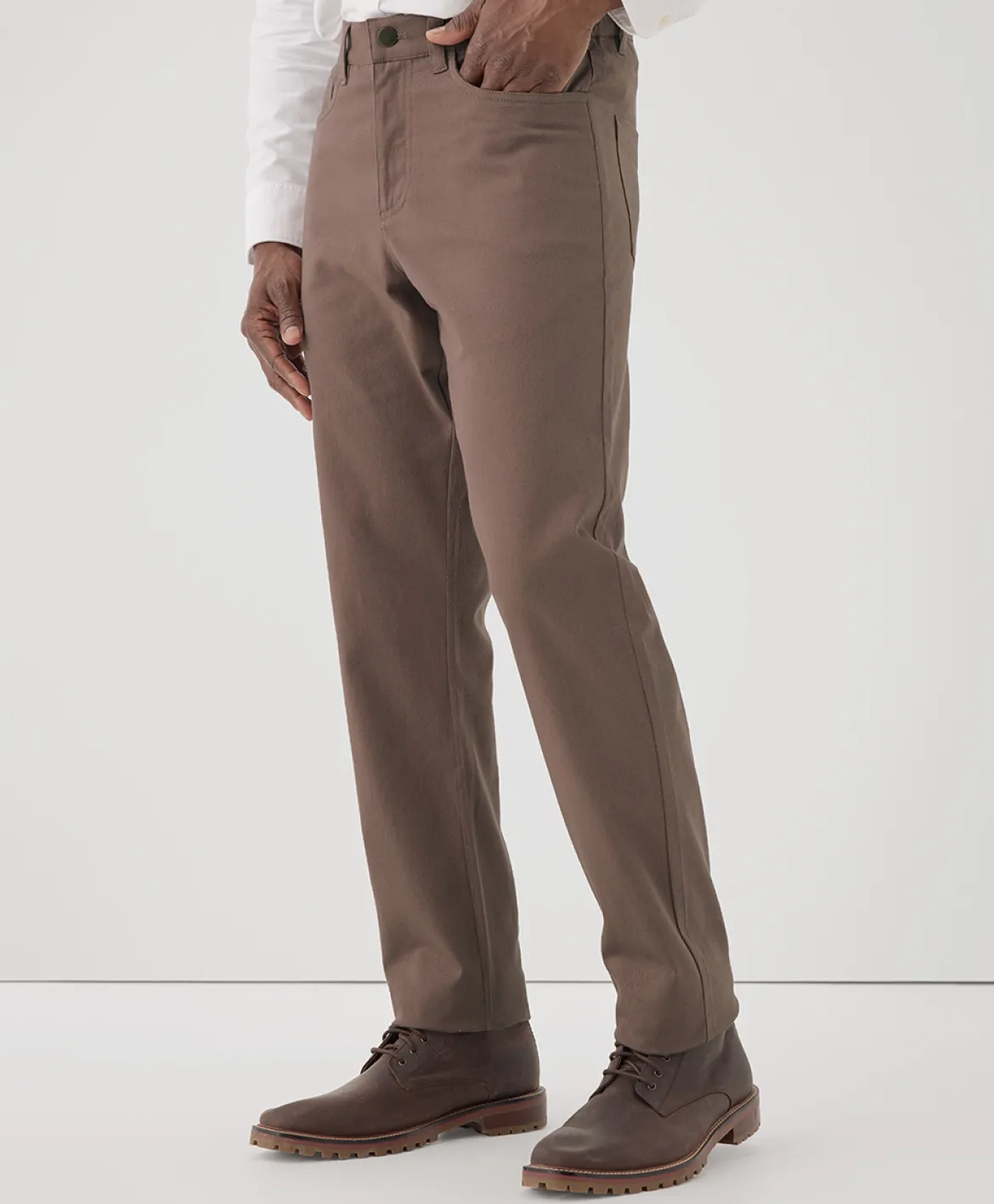 Organic Stretch Twill 5-Pocket Pant
