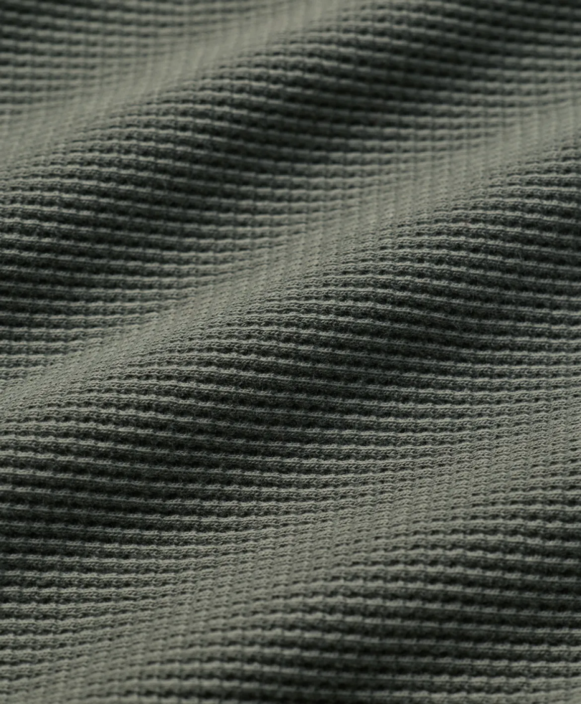 Organic Thermal Waffle Henley Pullover