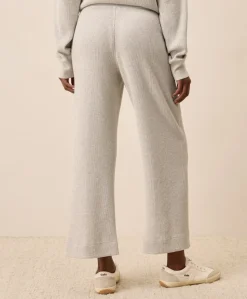 Organic Thermal Waffle Wide Leg Pant