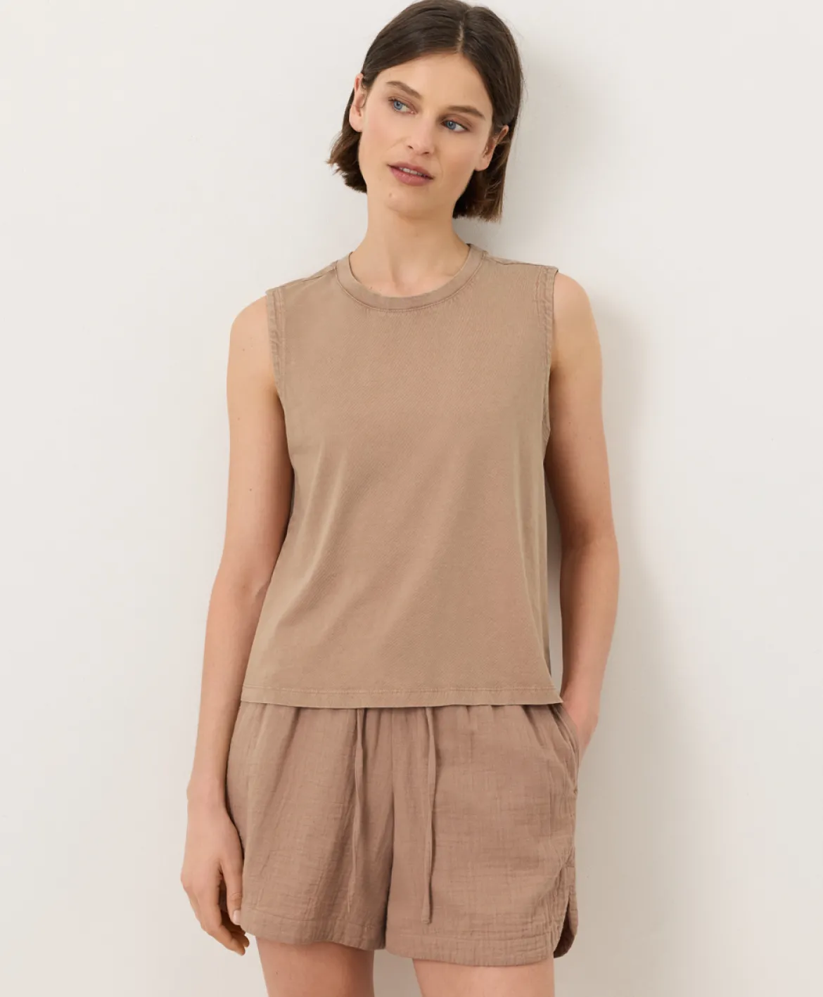 Organic Vintage Jersey Relaxed Tank