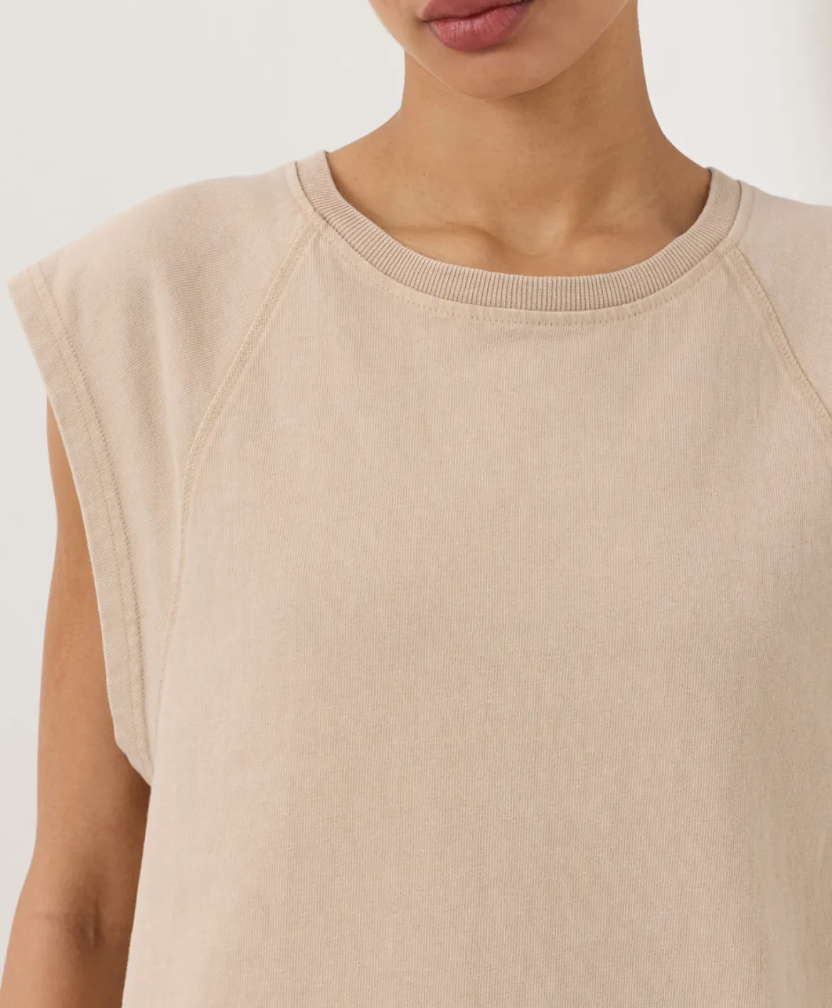 Organic Weekends Raglan Muscle Tee