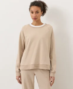 Organic Weekends Relaxed Raglan Sweatshirt