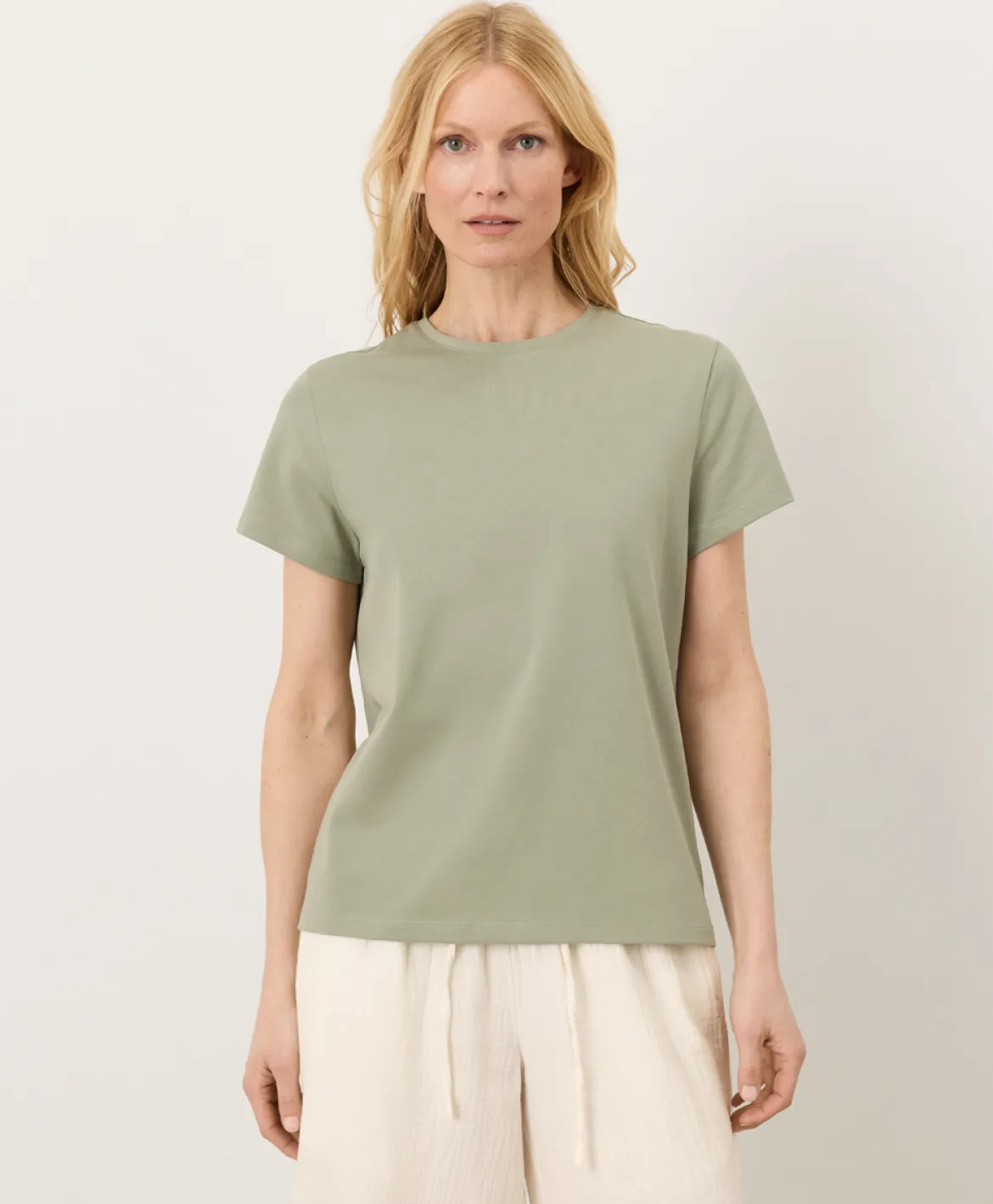 Organic Luxe Essential Crewneck Tee