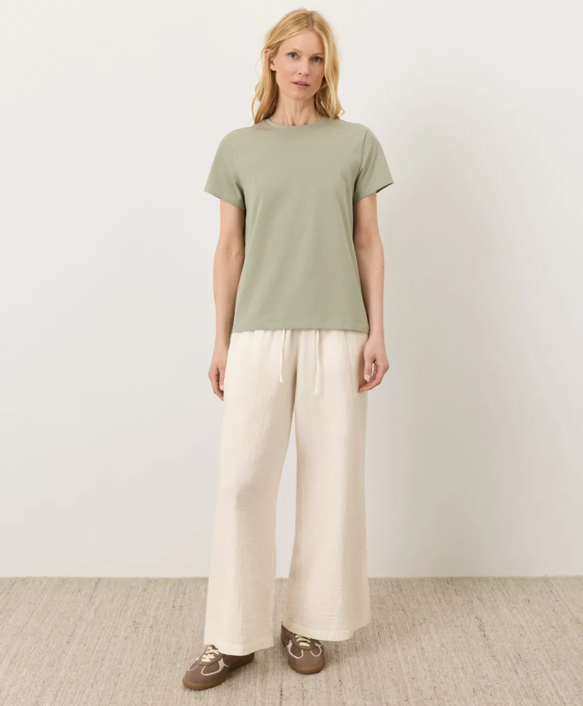 Organic Luxe Essential Crewneck Tee