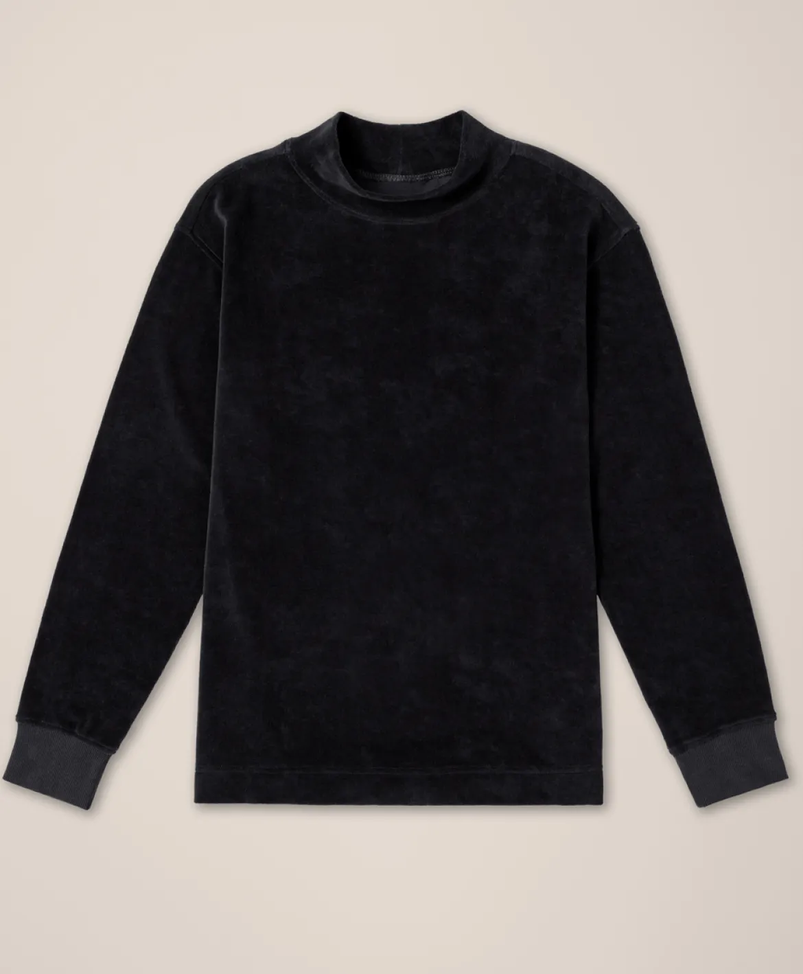 Organic Pure Velour Mock Tunic