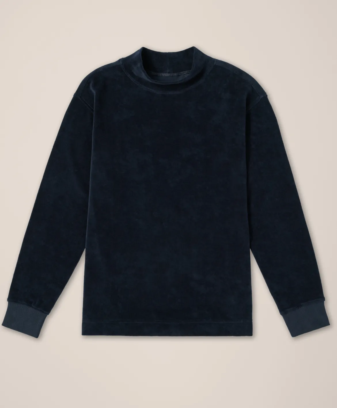 Organic Pure Velour Mock Tunic