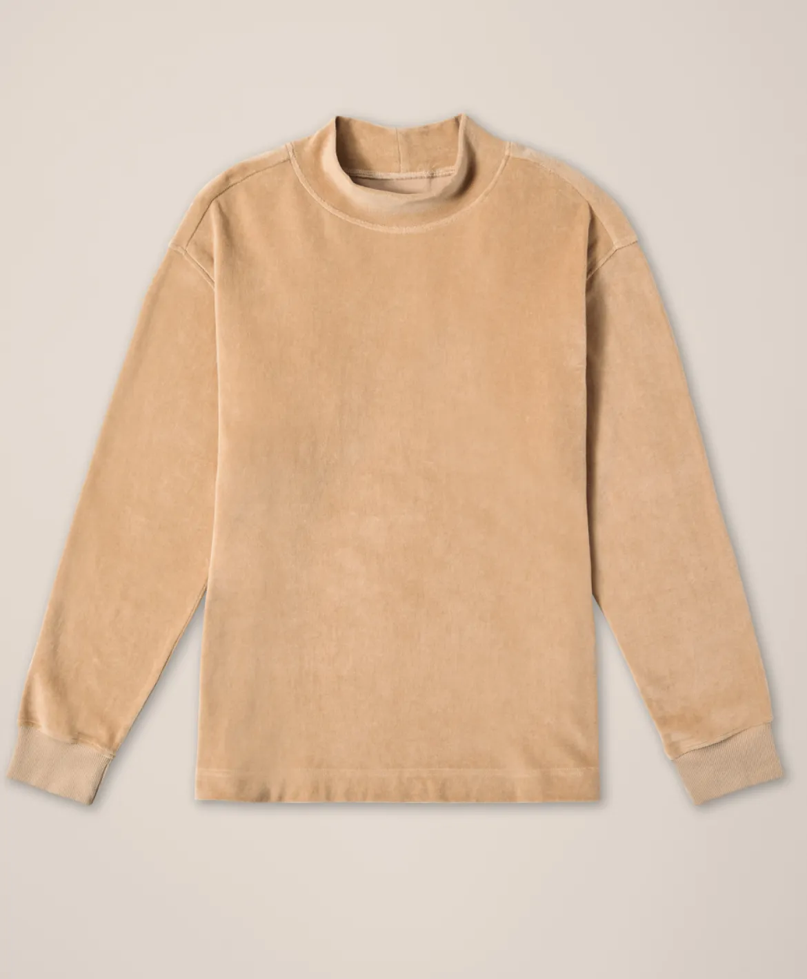 Organic Pure Velour Mock Tunic