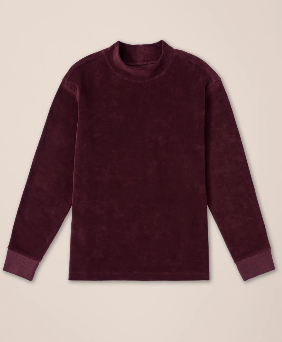 Organic Pure Velour Mock Tunic