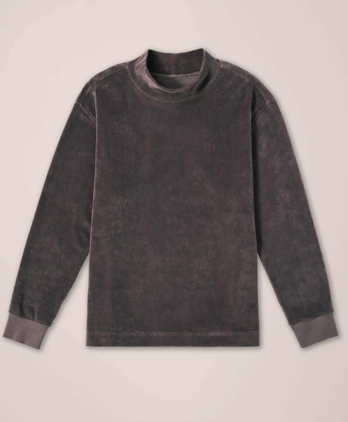 Organic Pure Velour Mock Tunic